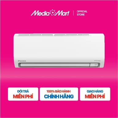 So sánh giá [MEDIAMART] - Điều hòa Daikin 1 Chiều Inverter 1.5HP-12.300Btu/1.5Hp ATKB35ZVMV - FREESHIP,Bảohànhchínhhãng rẻ nhất?