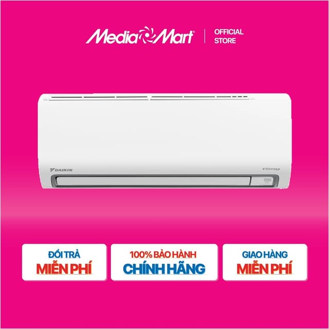 [MEDIAMART] - Điều hòa Daikin 1 Chiều Inverter 1.5HP-12.300Btu/1.5Hp ATKB35ZVMV - FREESHIP,Bảohànhchínhhãng - Ảnh 1