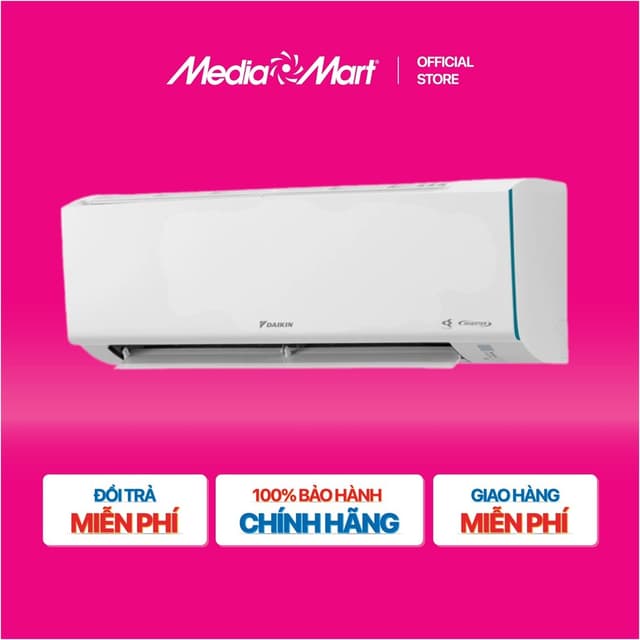 [MEDIAMART] - Điều hòa Daikin 1 chiều Inverter 1.5HP-12.300BTU ATKF35YVMV - FREESHIP,Bảohànhchínhhãng - Ảnh 2