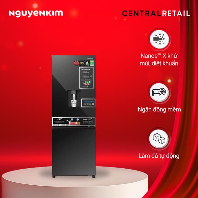 Tủ lạnh Panasonic Inverter 300 lít NR-BV331WGKV - Ảnh 8