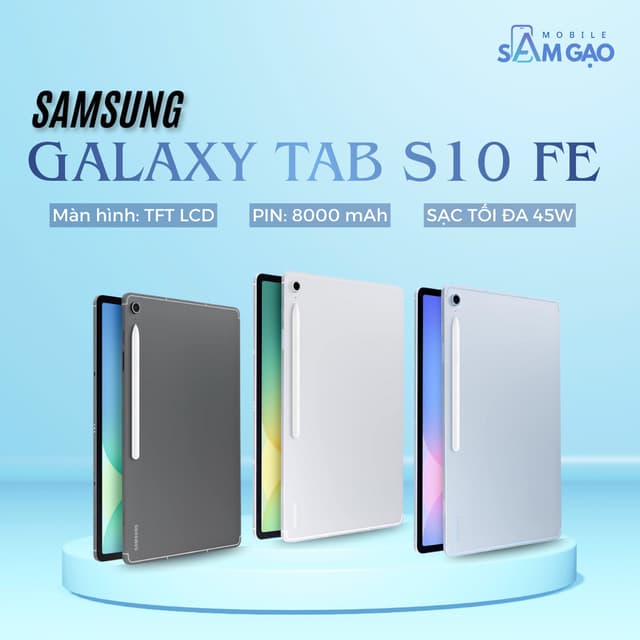 Máy Tính Bảng Samsung Galaxy Tab S10 FE Wifi 8GB/128GB - Ảnh 3