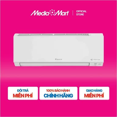 So sánh giá [MEDIAMART] - Điều hòa Daikin 2 chiều Inverter 1.5HP-12.300BTU ATHF35XVMV - FREESHIP,Bảohànhchínhhãng rẻ nhất?
