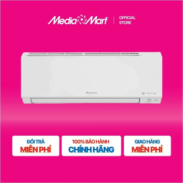 [MEDIAMART] - Điều hòa Daikin 2 chiều Inverter 1.5HP-12.300BTU ATHF35XVMV - FREESHIP,Bảohànhchínhhãng - Ảnh 1