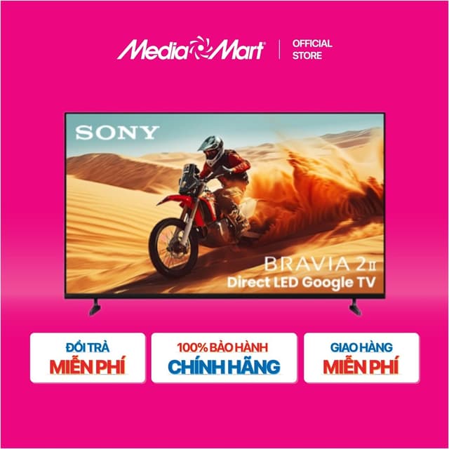 [MEDIAMART] - Google Tivi Sony BRAVIA 2 II LED Nền 4K 43 inch K-43S25VM2 - FREESHIP,Bảohànhchínhhãng - Ảnh 5