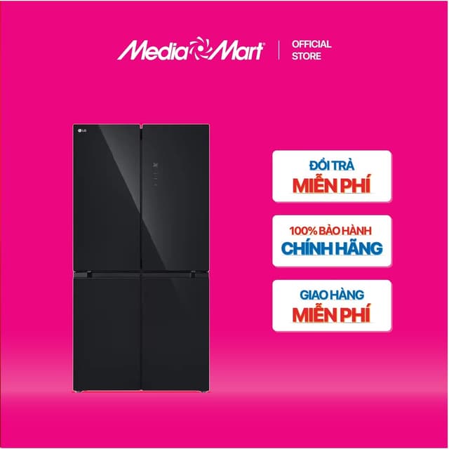 [MEDIAMART] - Tủ lạnh LG Inverter 474 lít Multi Door 4 cửa LFB47BLG - FREESHIP,Bảohànhchínhhãng - Ảnh 9