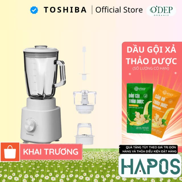 Máy xay sinh tố đa năng Toshiba BL-70GR2UV - Bảo hành chính hãng 12 tháng - HAPOS HEL - Ảnh 9