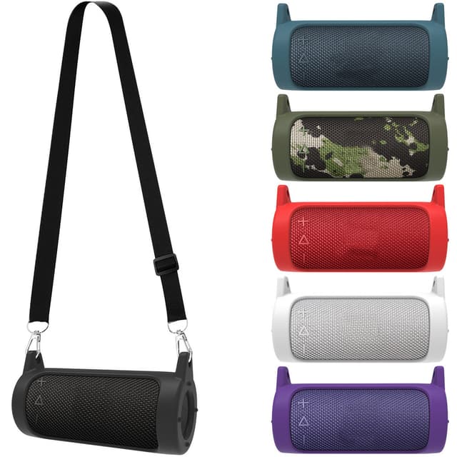 Ốp Lưng Silicon Cho Loa Bluetooth Di Động Chống Nước JBL Grip, Bảo Vệ Du Lịch Da Mềm, Túi Cao Su Chống Thấm Nước Có Dây Đeo Vai Và Móc - Ảnh 8