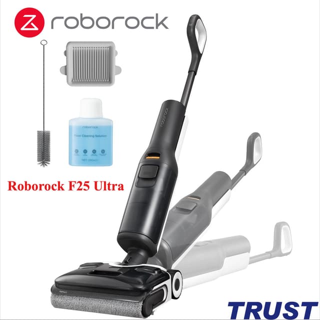 Máy Hút Bụi Lau Nhà Cầm Tay Không Dây Roborock F25 Ultra| Hút Bụi Lau Nhà Bằng Hơi Nước Nóng - Ảnh 5