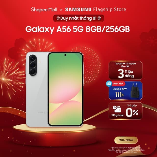 Điện thoại Samsung Galaxy A56 5G 8GB/256GB - Ảnh 4