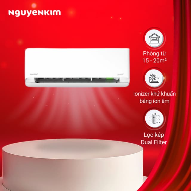 [Lắp đặt 0đ] Máy lạnh/Điều hòa Comfee Inverter 1.5 HP CFS-13VCB1 - Ảnh 1