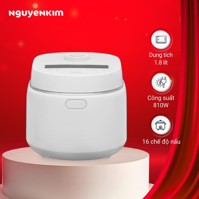 [Mới 2025] Nồi cơm điện tử Panasonic 1.8 lít SR-DK184WRA - Ảnh 5