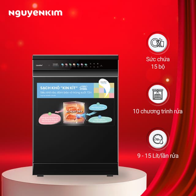 Máy rửa chén độc lập Comfee CDWEF1533GB-WU-VN - Ảnh 5