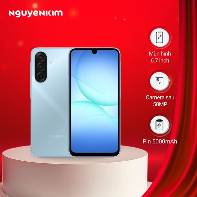 [Mới 2025] Điện thoại Samsung Galaxy A17 4G (8GB/128GB) Xanh Nhạt - Ảnh 7