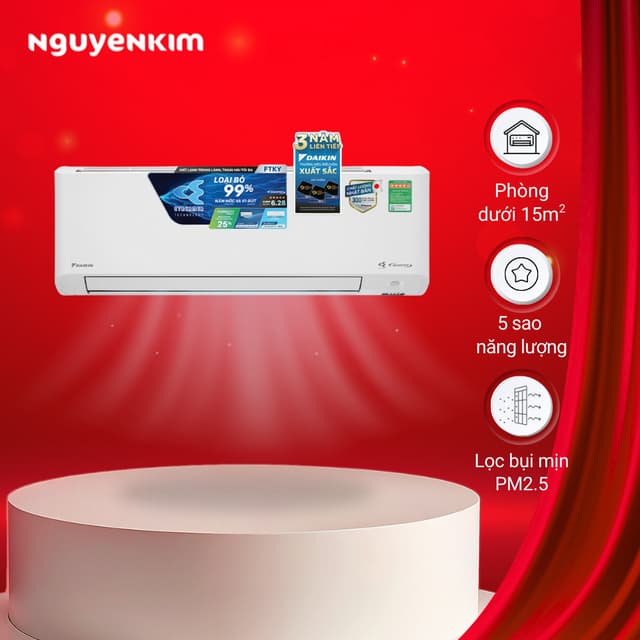 Máy lạnh/Điều hòa Daikin Inverter 1 HP FTKY25WMVMV - Ảnh 1