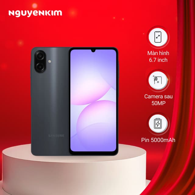 [Mới 2025] Điện thoại Samsung Galaxy A07 4G (4GB/128GB) Đen - Ảnh 9