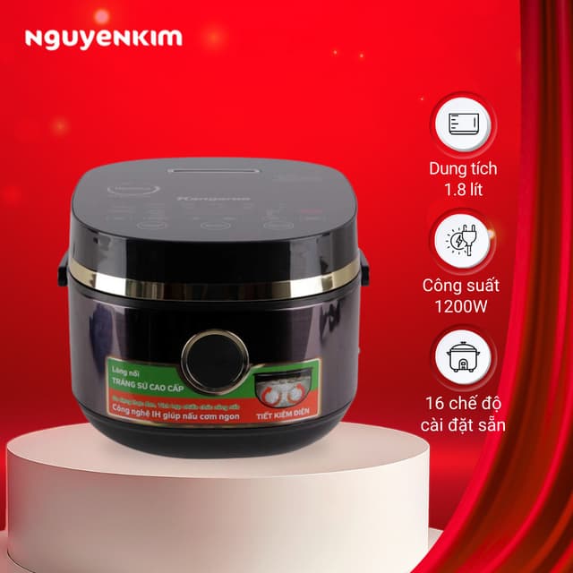 Nồi cơm điện cao tần Kangaroo 1.8 Lít KG599N - Ảnh 1