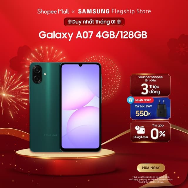 Điện thoại Samsung Galaxy A07 4GB/128GB - Ảnh 12