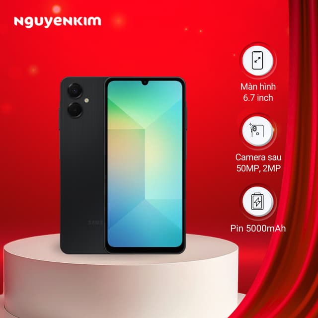 [Mới 2025] Điện thoại Samsung Galaxy A06 5G 4GB/128GB Đen (SM-A066B/DS) - Ảnh 10