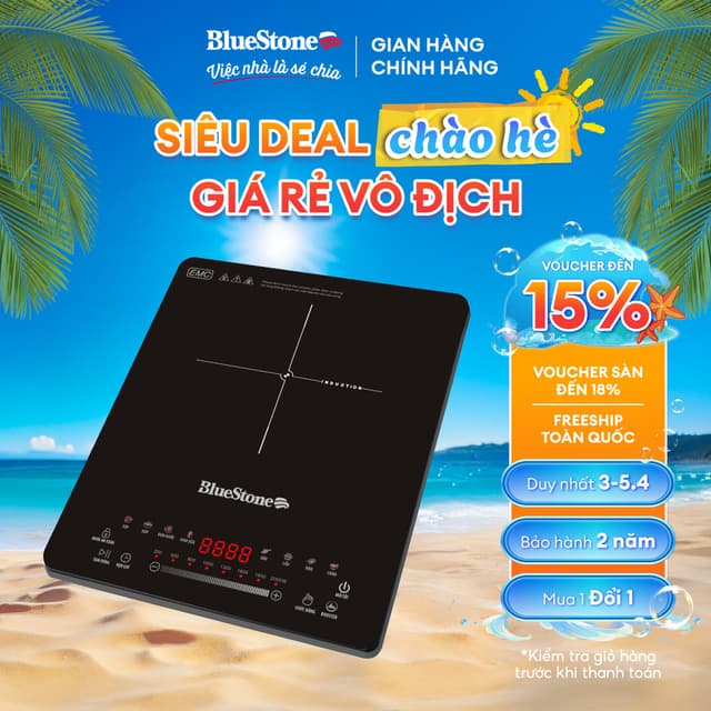 Bếp Từ Đơn BlueStone ICB-6731 2000W - Ảnh 6