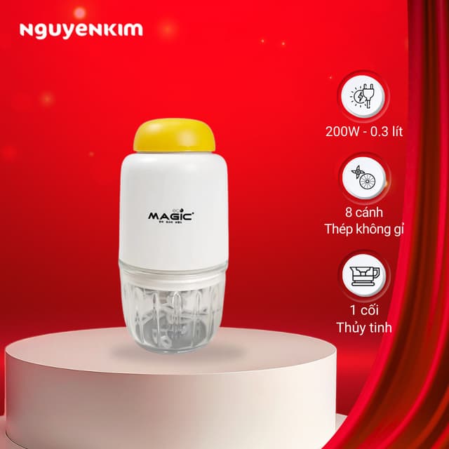 Máy xay thịt mini Magic Eco 0.3 lít AC-13 - Ảnh 3