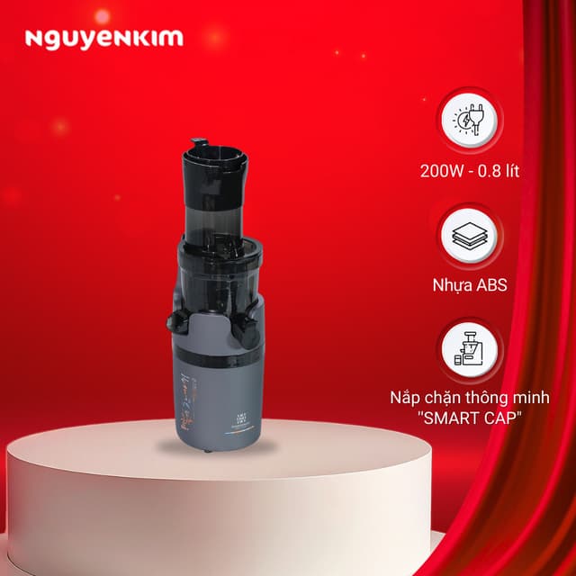 Máy ép chậm Hawonkoo SJH-002-GR Xám - Ảnh 1
