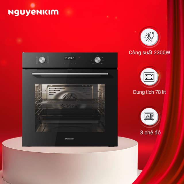 [Mới 2025] Lò nướng âm tủ Panasonic 78 lít HL-CK632BYUE - Ảnh 7