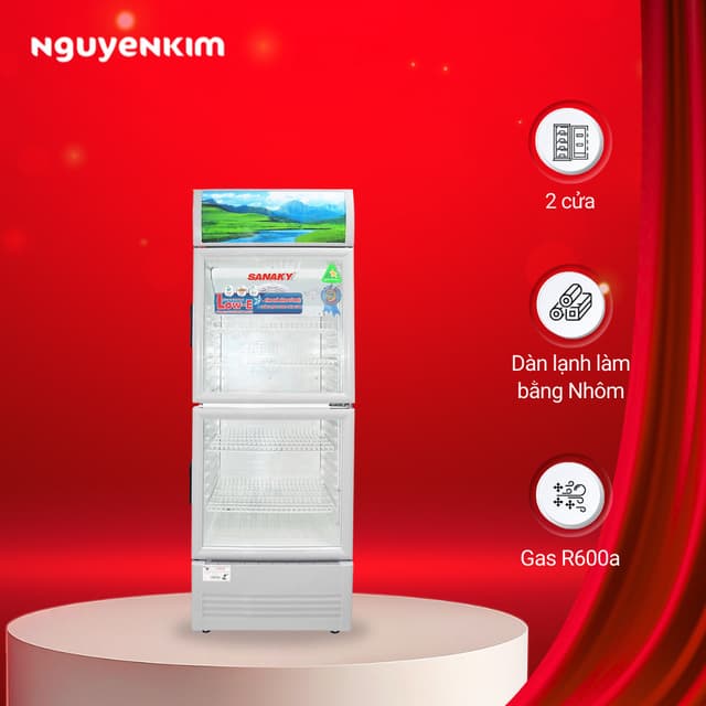 Tủ mát Sanaky 240 lít VH-308WL - Ảnh 5