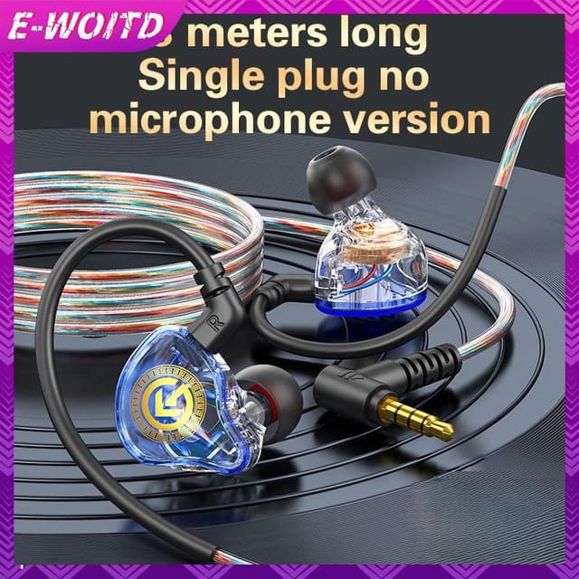 Tai nghe có dây E-WOITD 3.5mm Type C Chip kỹ thuật số Tai nghe nhét tai Tai nghe điều khiển bằng dây có Mic cho Xiaomi Huawei Samsung E-WOITD - Ảnh 12