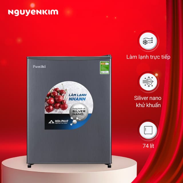 Tủ lạnh Mini Funiki 74 lít FR 71CD - Ảnh 2