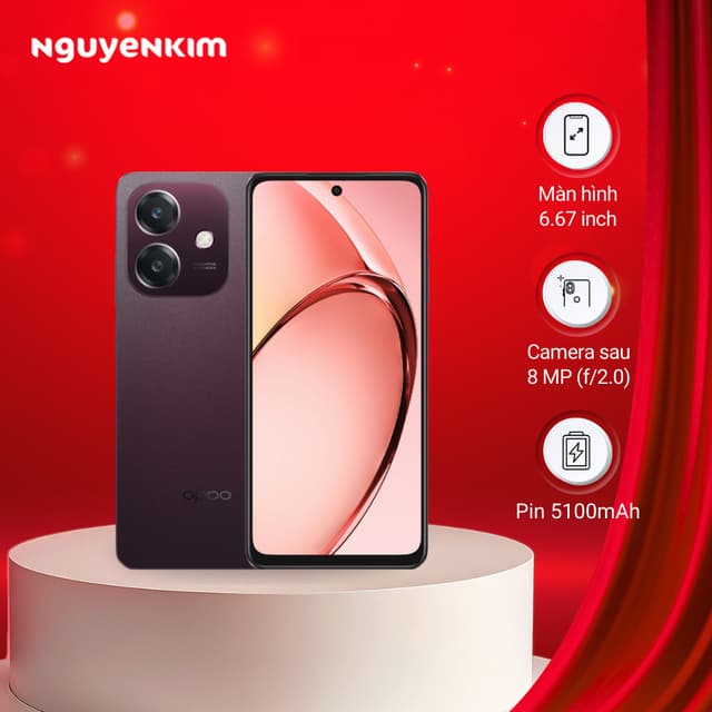 [Mới 2025] Điện thoại OPPO A5i 4GB/128GB (CPH2773) Đỏ Tinh Vân - Ảnh 5