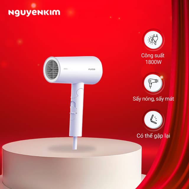 Máy sấy tóc Flyco FH6277VN - Ảnh 1