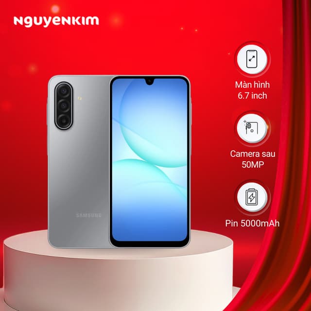 [Mới 2025] Điện thoại Samsung Galaxy A17 5G (8GB/128GB) Xám Khói - Ảnh 8