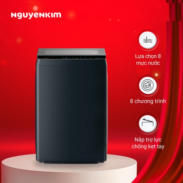 Máy giặt cửa trên Toshiba Inverter 15 kg AW-T08DU1600LV(MK) - Ảnh 2