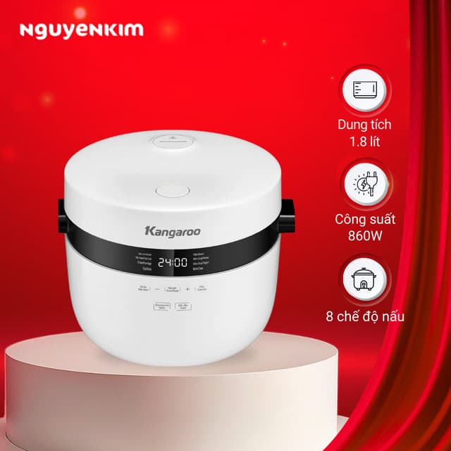 Nồi cơm điện tử Kangaroo 1.8 lít KG18DR9 - Ảnh 11