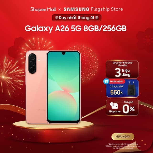 [LIVESTREAM] Điện Thoại Samsung Galaxy A26 5G 6GB/128GB - 8GB/256GB - Ảnh 8
