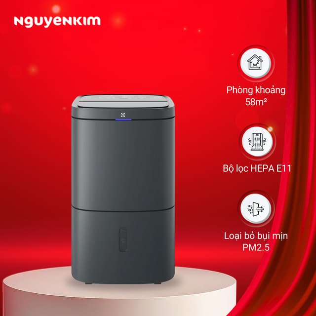 Máy hút ẩm Electrolux 27 lít EDH14TRBD2 - Ảnh 5