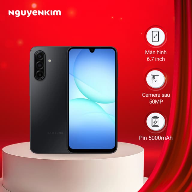 [Mới 2025] Điện thoại Samsung Galaxy A17 5G (8GB/128GB) Đen Titan - Ảnh 9