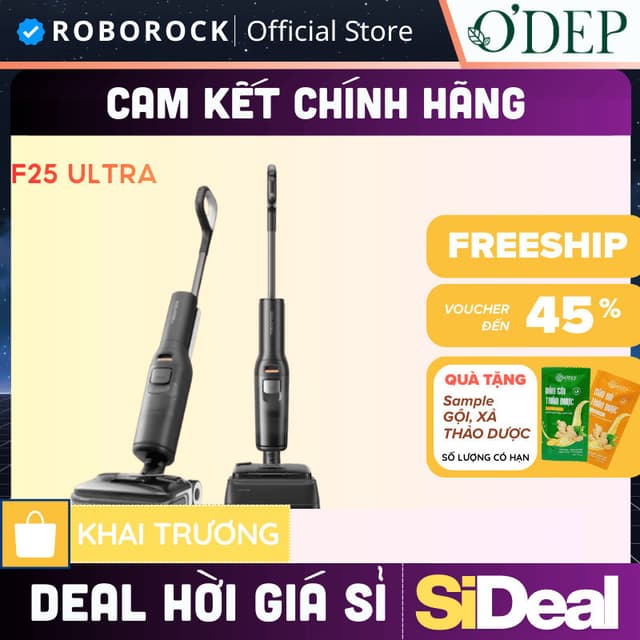 Máy hút bụi lau nhà Roborock F25 Ultra Dyad Pro Combo, đa năng - BH24T - Global - SIDEAL SIA - Ảnh 11