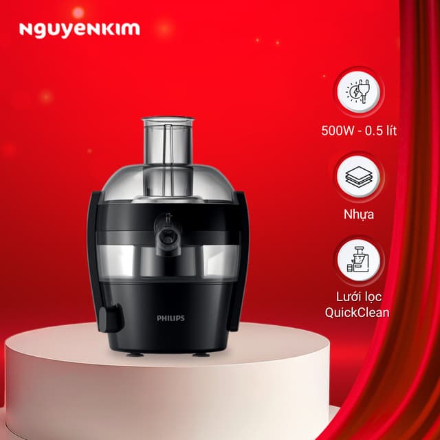 Máy ép trái cây Philips HR1832/00 - Ảnh 9