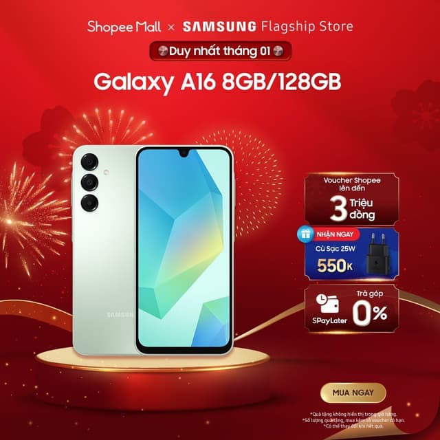 Điện Thoại Samsung Galaxy A16 4GB/128GB - 8GB/128GB - Ảnh 2