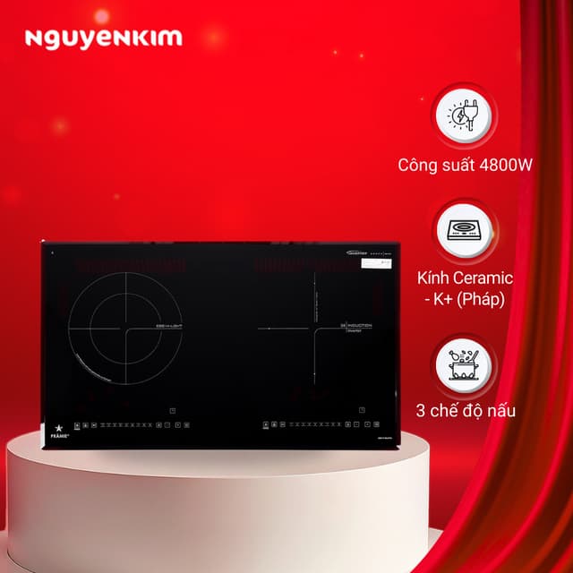 Bếp từ hồng ngoại lắp âm Pramie PRMY 2108 - Ảnh 6