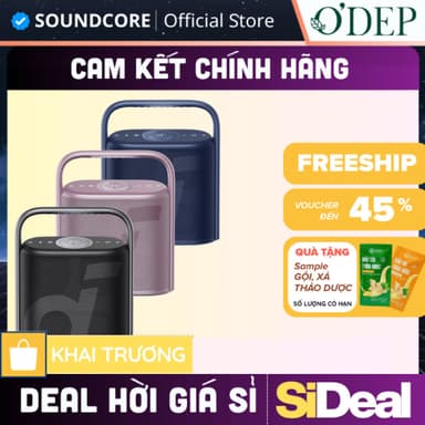 So sánh giá Loa bluetooth Soundcore Motion X500, pin 12h, công suất 40W, âm thanh Hi Res LDAC EQ - SIDEAL SIA rẻ nhất?
