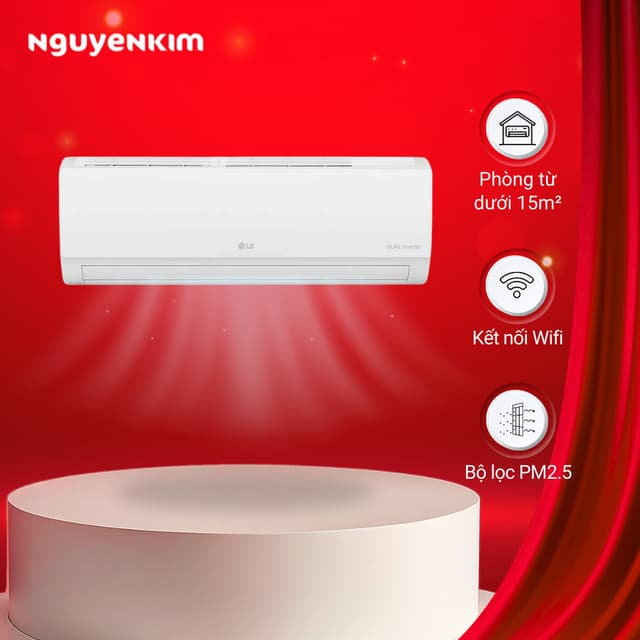[Lắp đặt 0đ] Máy lạnh/Điều hòa LG Inverter 1 HP IEC09M1 - Ảnh 9