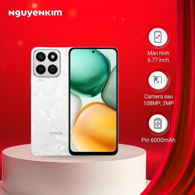[Mới 2025] Điện thoại Honor X7C 8GB/256GB Trắng - Ảnh 6