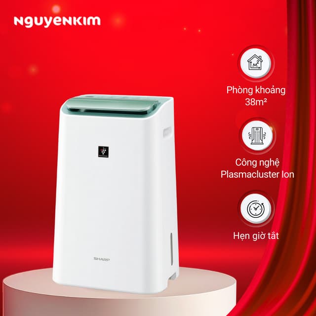 Máy hút ẩm Sharp 16 Lít DW-E16FA-W - Hàng chính hãng - Ảnh 2