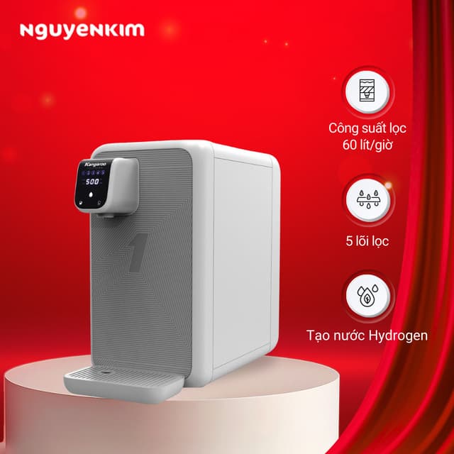 Máy lọc nước RO Hydrogen Kangaroo 5 lõi KG400HD - Ảnh 3