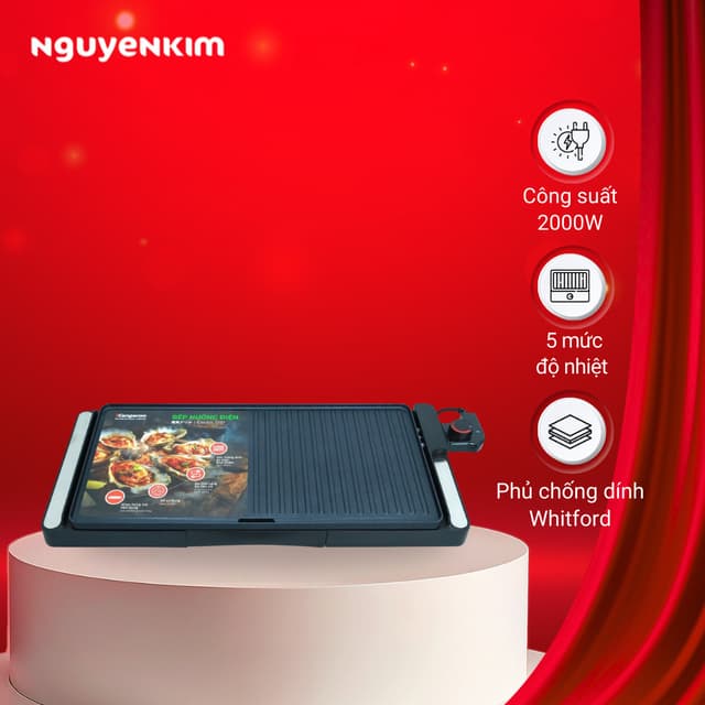 Bếp nướng điện Sunhouse SHD4602 - Hàng chính hãng - Ảnh 2