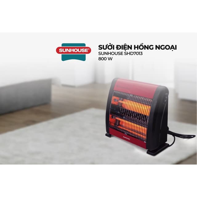 Sưởi Điện Hồng Ngoại SHD7013 SUNHOUSE, Tiện Lợi, An Toàn -JoyMall - Ảnh 11