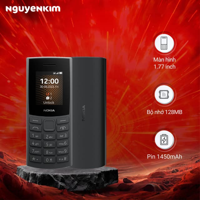 Điện thoại Nokia 105 4G Pro Đen (TA-1538) - Ảnh 11