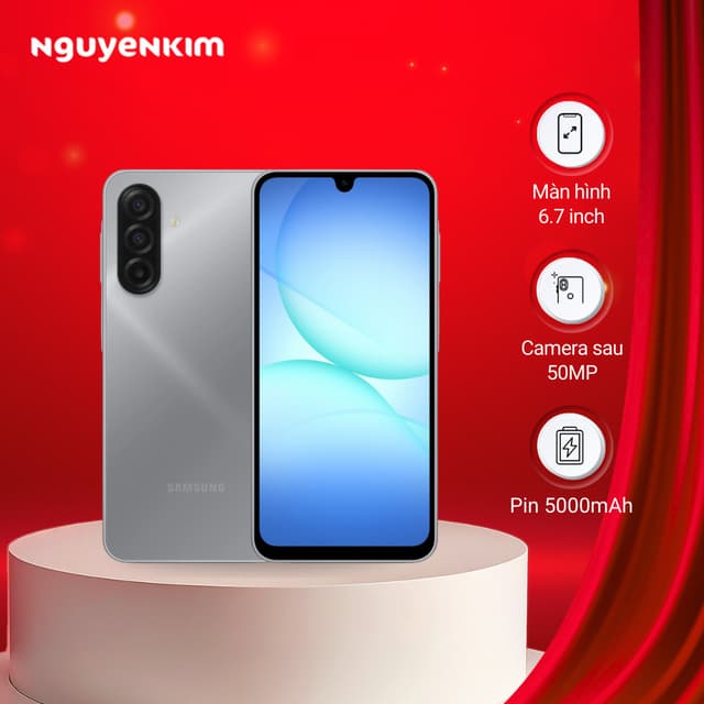 [Mới 2025] Điện thoại Samsung Galaxy A17 4G (8GB/128GB) Xám - Ảnh 8